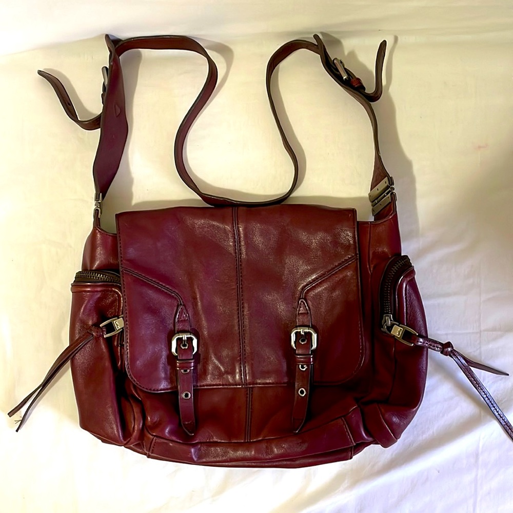 Kooba Burgundy Crossbody Bag